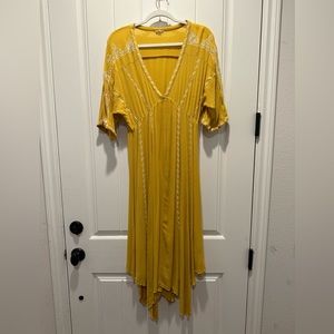 VICI Yellow Midi-Dress Size M